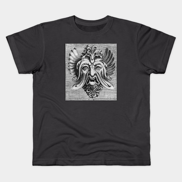 DEMON FACE (2) Kids T-Shirt by AtomicMadhouse